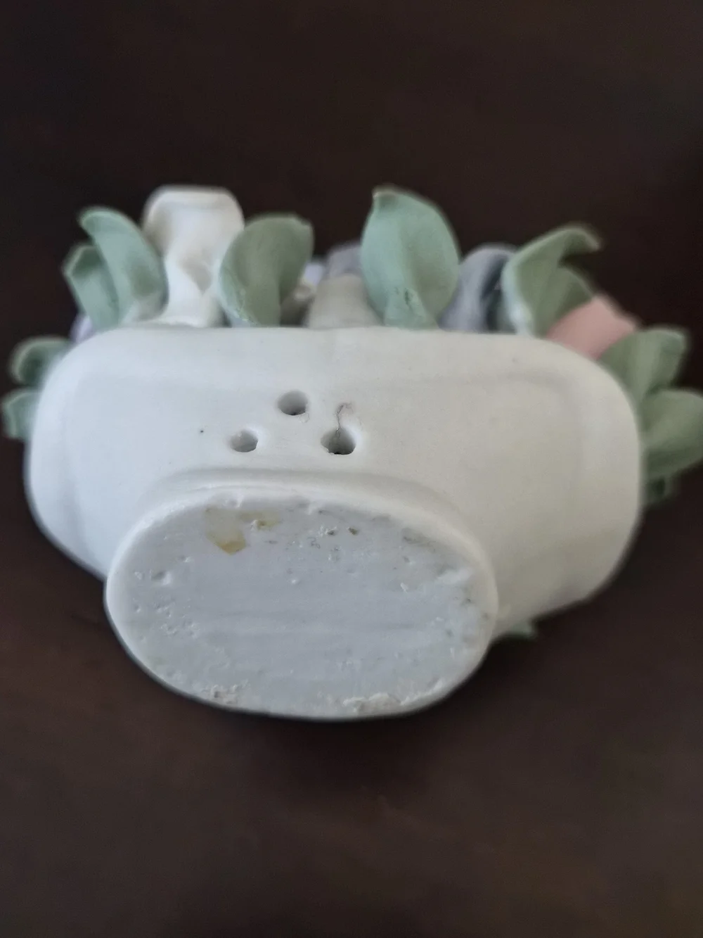 Set of 3 Decorative Porcelain Rose Floral Arrangements – Cottagecore / Vintage S